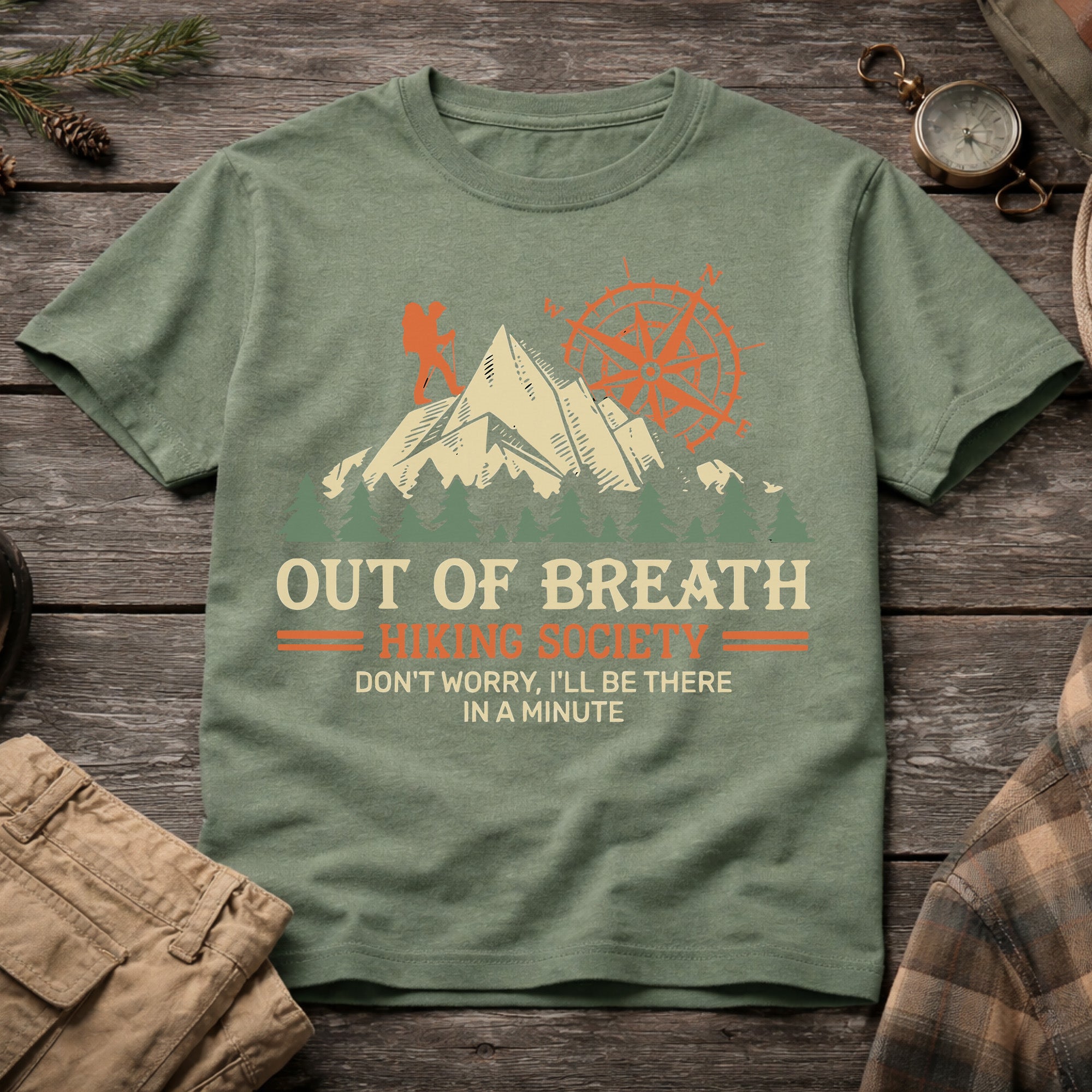 Out of Breath Hiking Society T-Shirt
