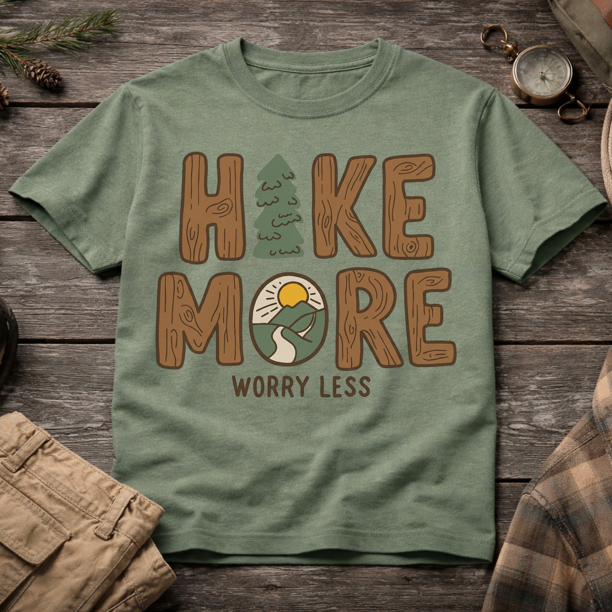 Hike More Worry Less T-Shirt