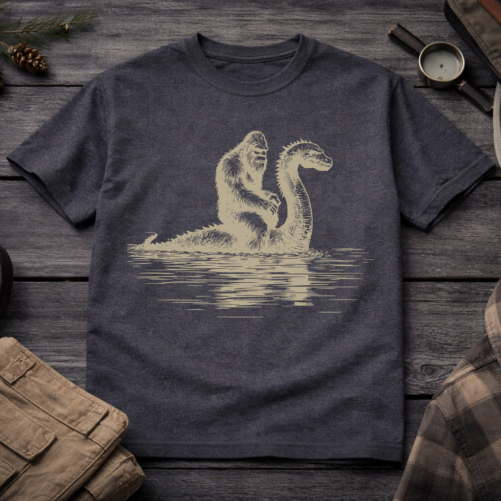 Bigfoot Loch Ness Monster T-Shirt