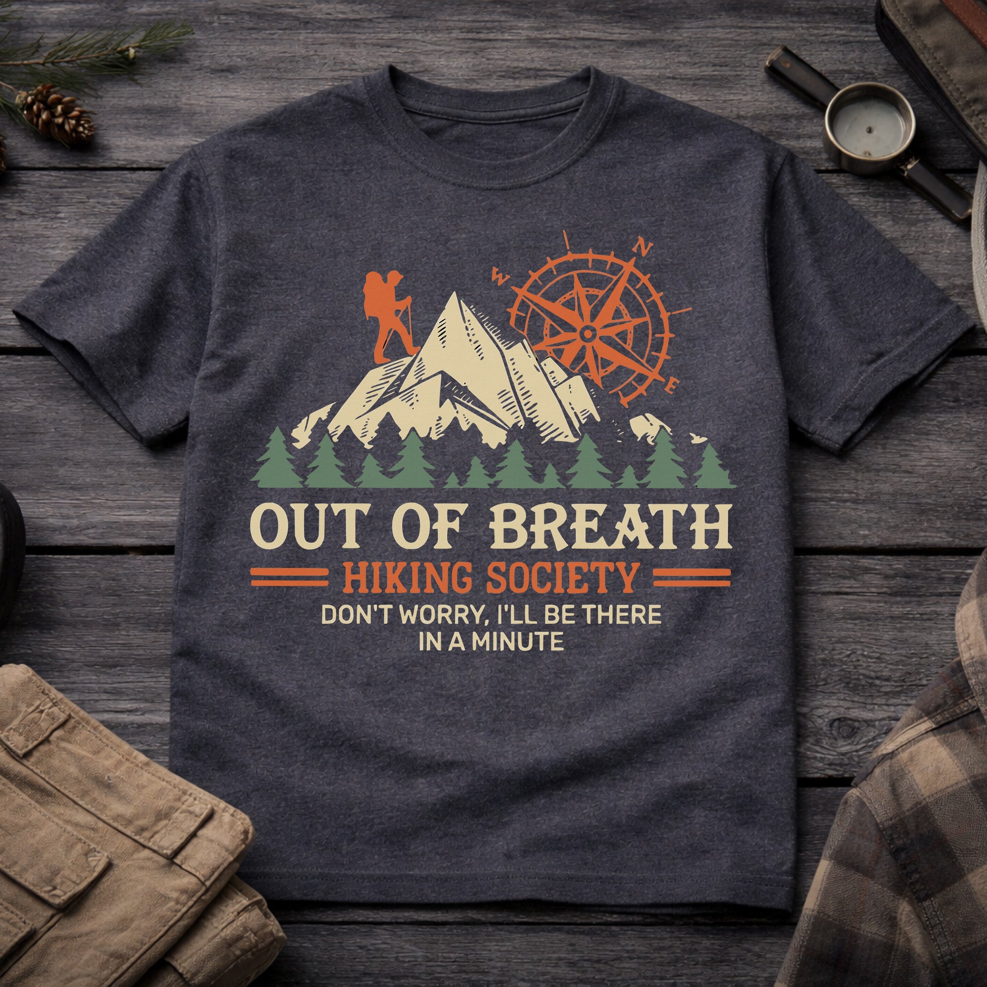 Out of Breath Hiking Society T-Shirt