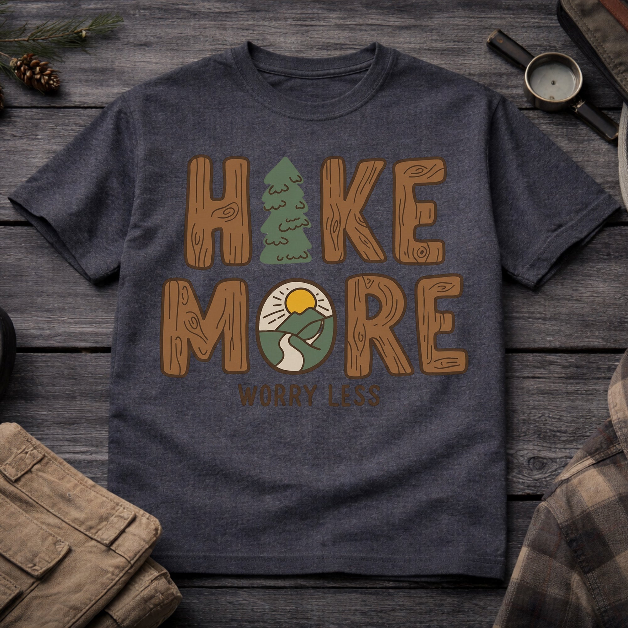 Hike More Worry Less T-Shirt