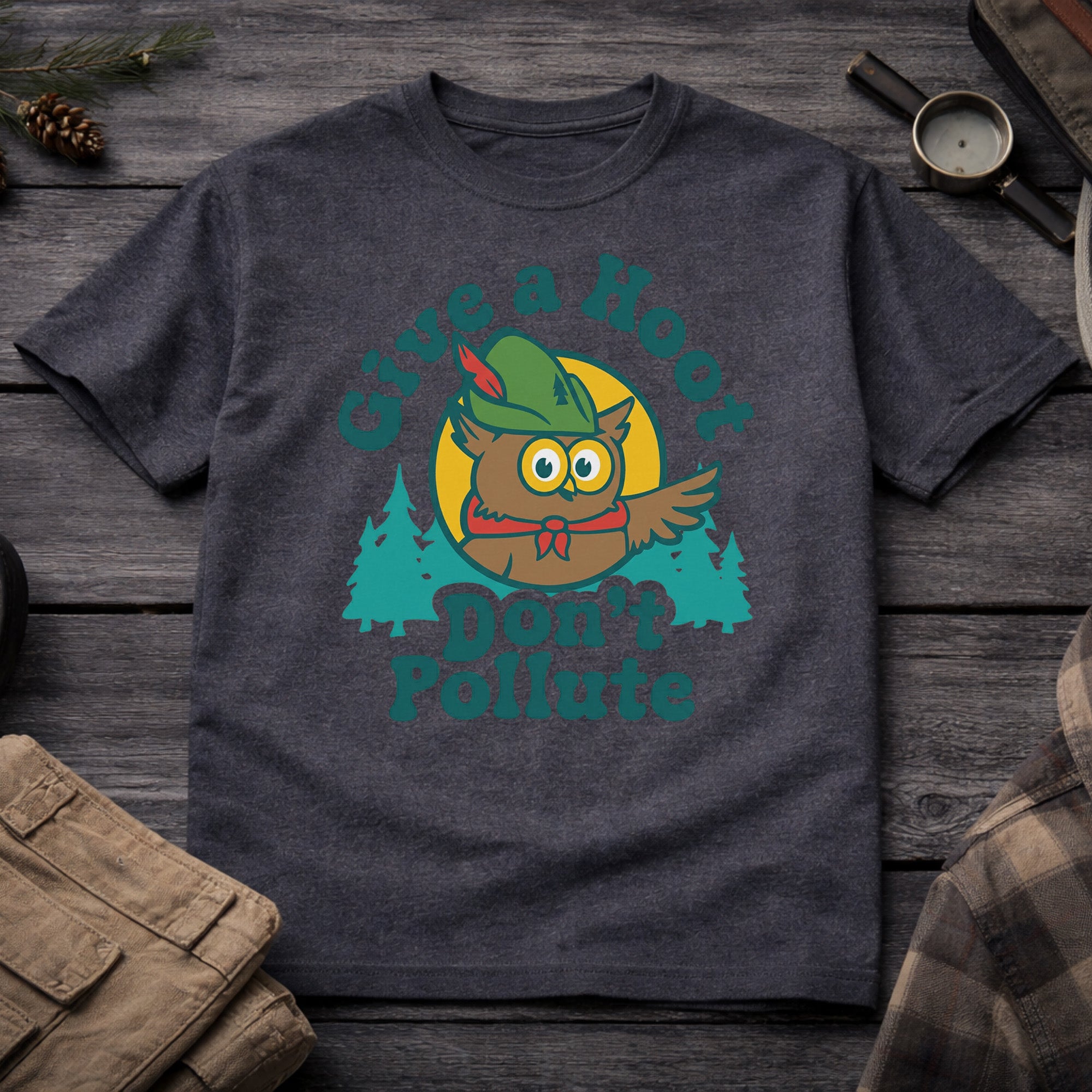 Give a Hoot, Don't Pollute T-Shirt