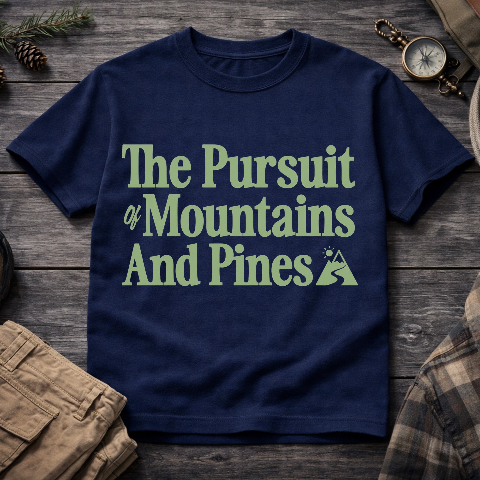 The Pursuit of Mountains and Pines T-Shirt