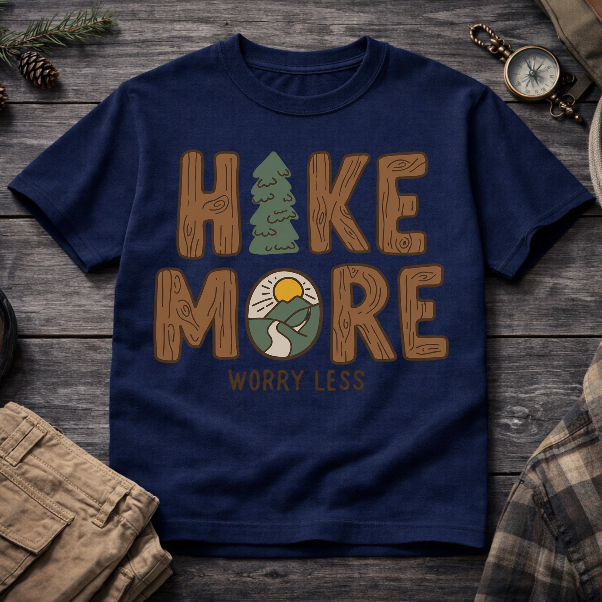 Hike More Worry Less T-Shirt
