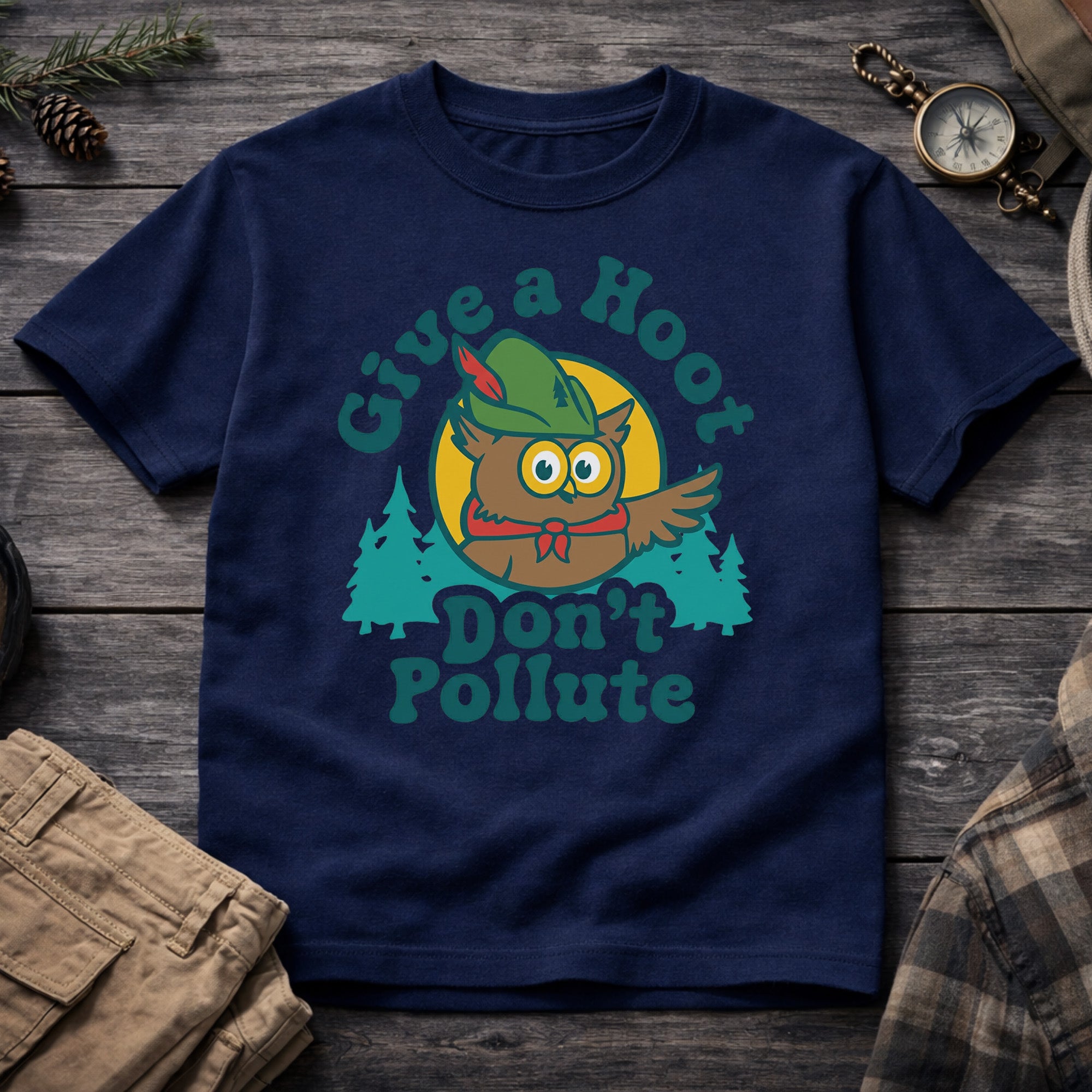 Give a Hoot, Don't Pollute T-Shirt