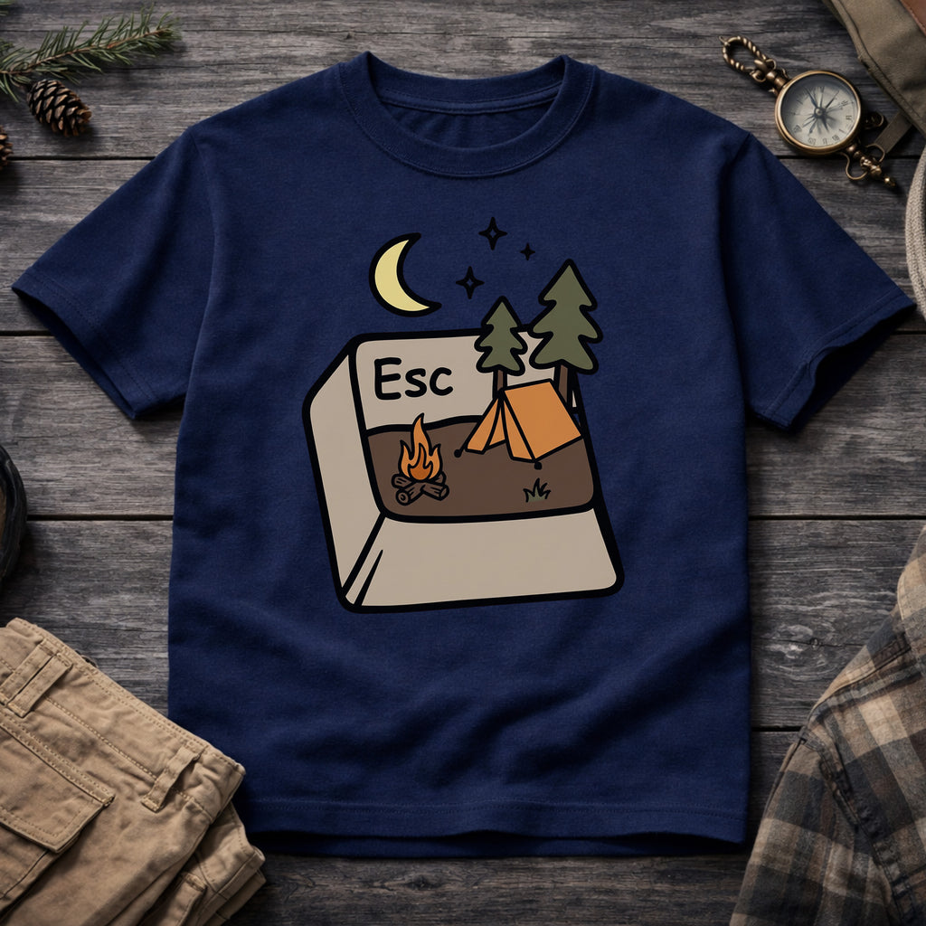 Escape Keyboard Button Nature T-Shirt